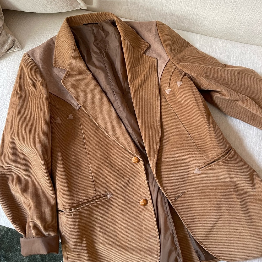 Vintage Western Corduroy Blazer